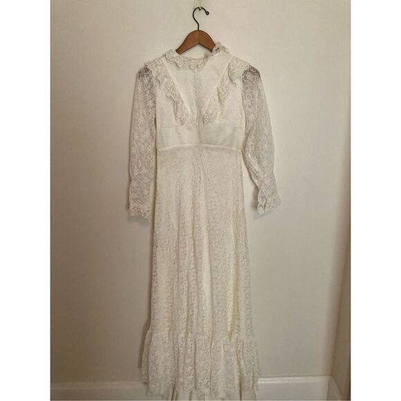 Vintage Dresses & Skirts - ‎Vintage 70’s wedding dress